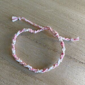 Tova Bracelet, anklet, trendy, comfortable, tie, embroidery thread, woven, gift,